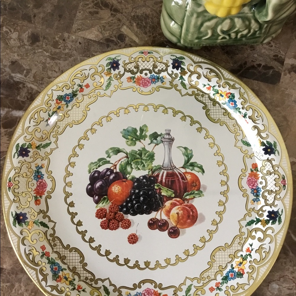 Daher Decorated vintage ware metal tray made in England